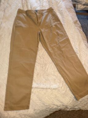 J. Crew Tan Khaki Cropped Pants